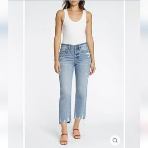 PISTOLA CHARLIE HIGH RISE JEANS IN RUTHLESS DISTRESSED SZ 31